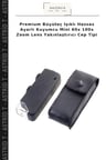 Premium Büyüteç Işıklı Hassas Ayarlı Kuyumcu Mini 60x 100x Zoom Lens Yakınlaştırıcı Cep Tipi