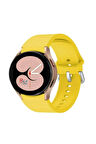 Samsung Galaxy Watch 6 44  mm ile Uyumlu Kavisli Silikon Kordon