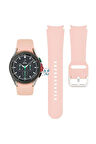 Samsung Galaxy Watch 7 FE 40 mm ile Uyumlu Kavisli Silikon Kordon