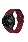 Samsung Galaxy Watch 7 40 mm Watch 7 44 mm Watch 7 FE 40 mm ile Uyumlu Kavisli Silikon Kordon