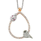 18 Ayar Altın Pırlanta Damla Kolye RMK1020