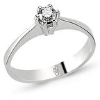 Romeo Pırlanta 0.19 Ct Tektaş Yüzük RMY204