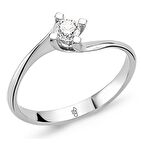 Romeo Pırlanta 0.17 Ct Tektaş Yüzük RMY306