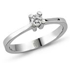 Romeo Pırlanta 0.18 Ct Tektaş Yüzük RMY314