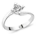 0.40 Ct Tektaş Pırlanta Yüzük  RMY503