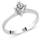 0.30 Ct Tektaş Pırlanta Yüzük  RMY515