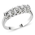 Harem Altın 18 Ayar Altın 0.80 Ct Pırlanta Beştaş Yüzük RMY516