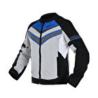 Nukrowear Road Mavi Beyaz Yazlık Fileli Motosiklet Montu