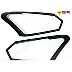 ISUZU D-MAX 2016> FAR ÇERÇEVE SETİ (SİYAH)