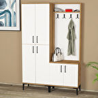 Rose-1-4 Dolaplı Ayakkabılık Vestiyer Portmanto RS02