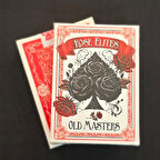 Bicycle Rose Elites - Old Masters (Red) Marked Deck işaretli Oyun Kağıdı iskambil Kartları Destesi