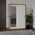  BAŞAK 2 KAPAKLI 8 BÖLMELİ BAMBU DETAYLI PORTMANTO