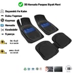 Seat ea 2007 HASIR DESEN 3D UNİVERSAL UYUMLU PASPAS MAVİ