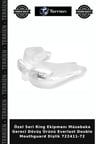 Özel Seri Ring Ekipmanı Müsabaka Gereci Dövüş Ürünü Everlast Double Mouthguard Dişlik 722411-72