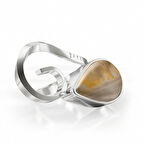 Rutil Kuvars Taşlı Gümüş Yüzük – Dustcurve