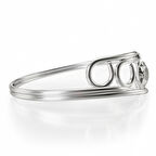 Geometrik Sitall Taşlı Gümüş Yüzük – Axisform