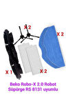 Beko Robo-X 2.0 Robot Süpürge RS 8131 uyumlu yedek parça seti