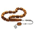 925 Ayar Gümüş Püsküllü Kapsül Kesim Kuka Efe Tesbih