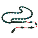 Sistemli Arpa Kesim Bilek Boy Turkuaz Ateş Kehribar Tesbih