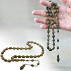 Sistemli Arpa Kesim Açık Kahverengi Pelesenk Tesbih