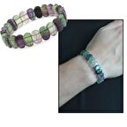 Çok Renkli Akik Doğaltaş Rolex Erkek Bileklik