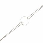 Silver Renk Kişiye Özel İsim Yazılı 925 Ayar Gümüş Kadın Bileklik