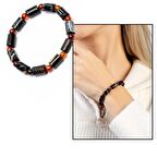 Kesme Kesim Süleyman Akik Doğaltaş Kadın Bileklik