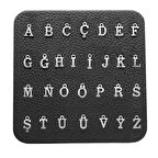 Kişiye Özel Kararmaz Metal Harf Püskül Ucu