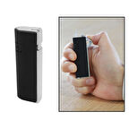 Kişiye Özel İsim Yazılı Şık Kutulu Mat Siyah Manyetorlu Çakmak