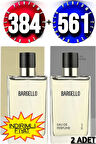 Bargello 384 Kadın Parfüm Floral 50 ml Edp + 561 Erkek Parfüm Fresh 50 ml Edp