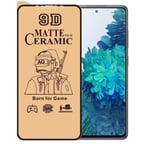 Samsung Galaxy S20 FE ile Uyumlu Ekran Koruyucu 9D Mat Seramik Nano Tam Kaplayan