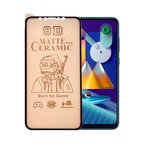 Samsung Galaxy M11 ile Uyumlu Ekran Koruyucu 9D Mat Seramik Nano Tam Kaplayan