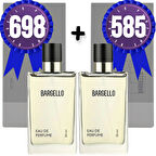 Bargello 698 Fresh Erkek Parfüm + 585 Floral Erkek Parfüm 50 ML EDP