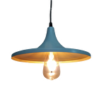 Retro Metal Sarkıt Avize Rustik Tekli Sarkıt Beyaz İçi Beyaz Cafe Mutfak Aydınlatma