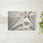 Gri Abstract Desen Arkaplan Posteri 70X100 CM