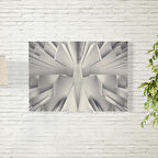 Gri Abstract Desen Arkaplan Posteri 50X70 CM