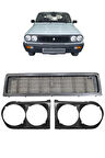 RENAULT 12 TOROS Uyumlu FAR ÇERÇEVELERİ + ÖN PANJUR SET HALİNDE 3 PARÇA