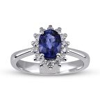 1.14 Ct Pırlanta Safir Yüzük RTY26