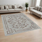 Rovigo Home Dijital Baskı Yıkanabilir Kaymaz Taban Salon Halısı Ve Yolluk RV057-FNL330