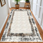 Rovigo Home Dijital Baskı Yıkanabilir Kaymaz Taban Salon Halısı Ve Yolluk RV113-FNL419