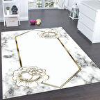 Rovigo Home Dijital Baskı Yıkanabilir Kaymaz Taban Salon Halısı Ve Yolluk RV142-FNL447