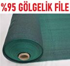 Abdioğulları %95 Gölgelik File 1m X 12m Bahçe Çit Örtüsü Meyve Ağacı Örtüsü