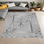 Rovigo Home Dijital Baskı Yıkanabilir Kaymaz Taban Salon Halısı Ve Yolluk RVG0865-FNL75