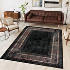 Rovigo Home Dijital Baskı Yıkanabilir Kaymaz Taban Salon Halısı Ve Yolluk RVG0893-FNL110