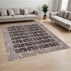 Rovigo Home Dijital Baskı Yıkanabilir Kaymaz Taban Salon Halısı Ve Yolluk RVG0920-FNL151