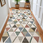 Rovigo Home Dijital Baskı Yıkanabilir Kaymaz Taban Salon Halısı Ve Yolluk RVG0987-FNL237