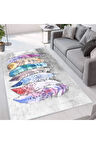 Dijital Baskı Yıkanabilir Kaymaz Taban Salon Halısı Ve Yolluk RVG1316
