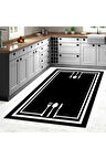 Dijital Baskı Yıkanabilir Kaymaz Taban Mutfak Halısı Ve Yolluk RVG2084-SM363