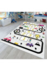 Dijital Baskı Yıkanabilir Kaymaz Taban Çocuk Halısı Ve Yolluk RVG4064