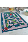 Dijital Baskı Yıkanabilir Kaymaz Taban Çocuk Halısı Ve Yolluk RVG4105-SD778